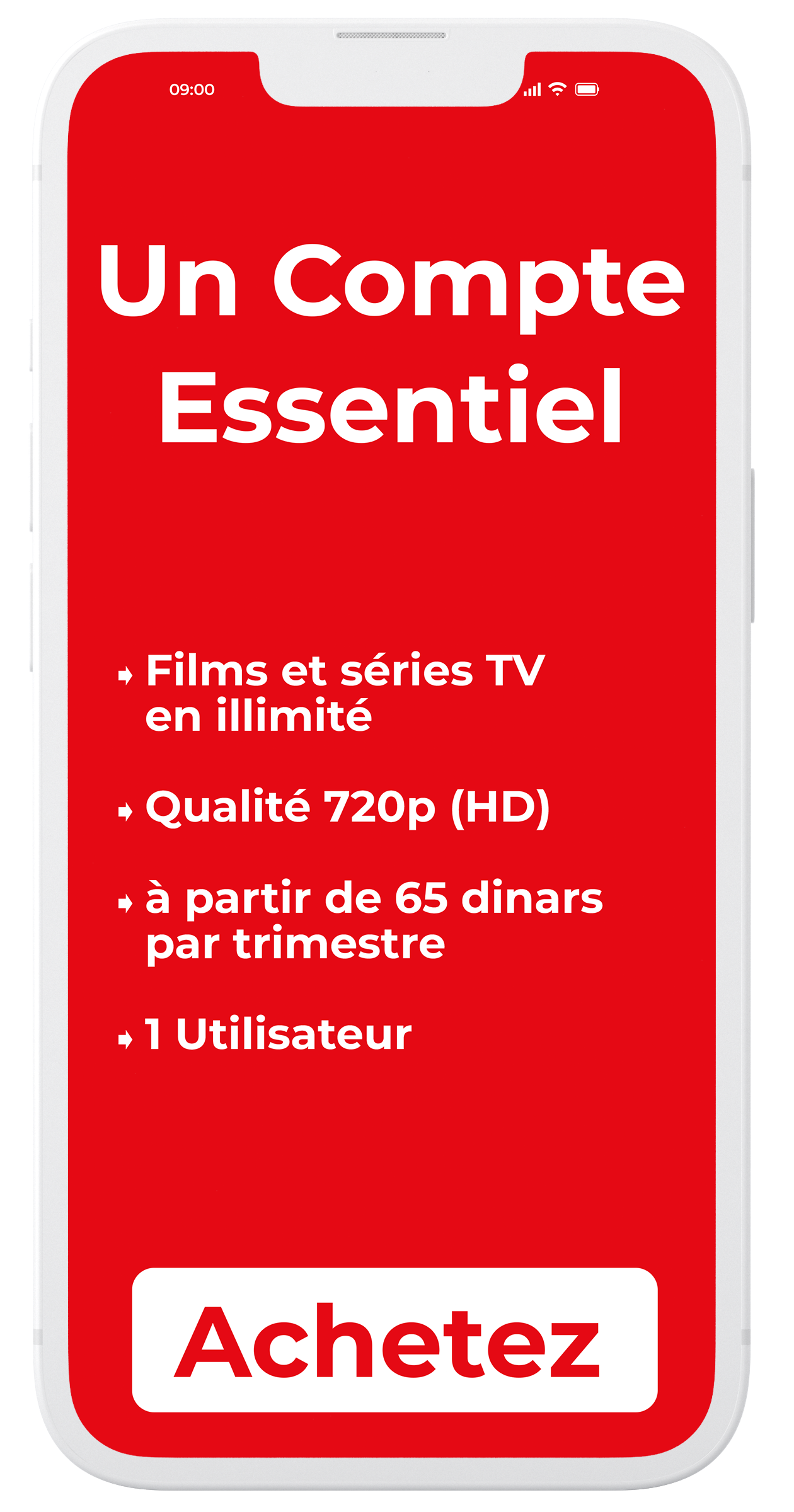 Compte Essentiel Netflix Tunisie