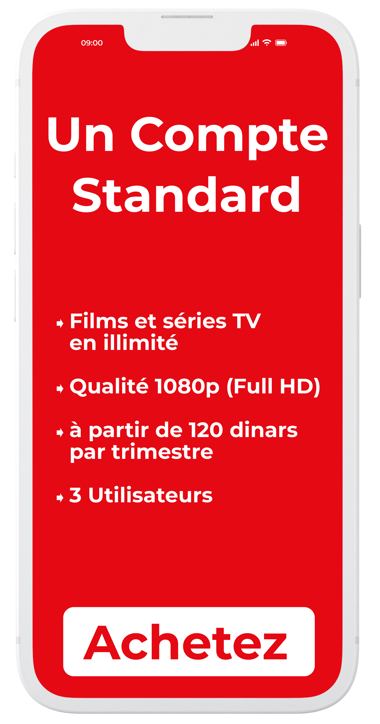 Compte Standard Netflix Tunisie